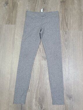 Ivivva by Lululemon Heathered Gray Activewear Yoga Leggings Girls Size 14